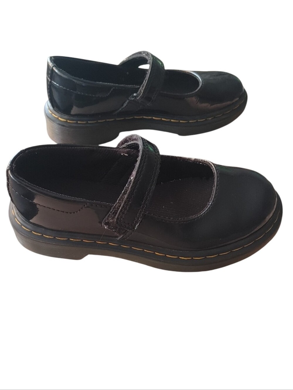 Dr. Martens Maccy Mary Jane Black Patent Leather Casual Shoe - Picture 5 of 11
